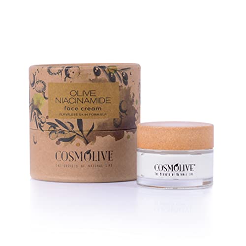Cosmolive Crema Hidratante para la Cara de Aceite de Oliva Con Niacinamina | Previene la Aparición de Arrugas y Manchas en el Rostro - 50ml (Aceite de Oliva) Cover