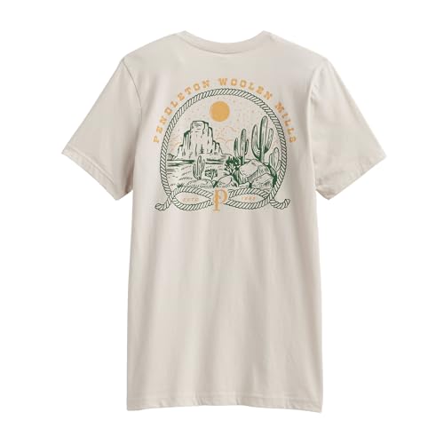 Image of Pendleton Men's Graphic T-Shirt, 100% Cotton Short Sleeve Tee, Soft Water-Based Print Casual Shirt, Crew Neck