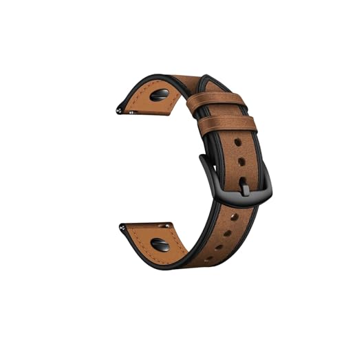 {vvoh 20 ~[g 22 ~[gtBbg Galaxy ɓK Watch ANeBu Watch3/4/5 tBbg Huawei ɓK Ђ̎v/Amazfit/Garmin Ȃǃjo[TvXgbv(Dark brown