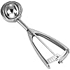 Cookie Scoop, Ice Cream Scoop, 2 Tbsp/ 30 ml/ 1 oz Cookie Scoop for Baking, 18/8 Stainless Steel Ice Cream Scooper with Trigger Release, Cookie Dough Scoop with Non-slip Grip (#40/2Tbsp
