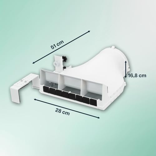 Junta de ventana Eurom Ventana Way Out para aire acondicionado móvil blanco 2.0 4