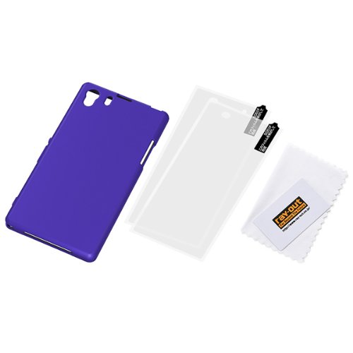 レイ アウト Xperia Z1 SO-01F ケース ラグジュアリー ソフトジャケット ラバーバイオレット RT-SO01FC12/V