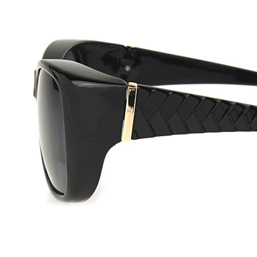 Dioptics Women's Solar Shield-Molly Rectangular Fits Over Sunglasses2