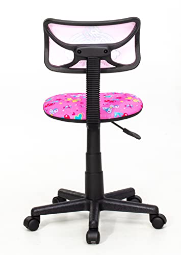 Image of JoJo Siwa Adjustable Swivel Mesh Rolling Desk Chair, for Kids, Teens and Adults