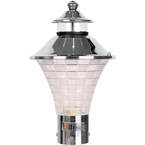 Image of BENE Geruit Outdoor Lamp (Steel, 18 Cms, Pack of 2 Pcs)