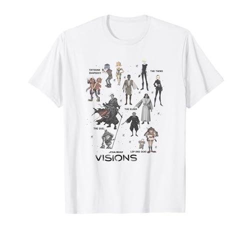 T-shirt Star Wars Visions en coton respirant pour éviter la transpiration