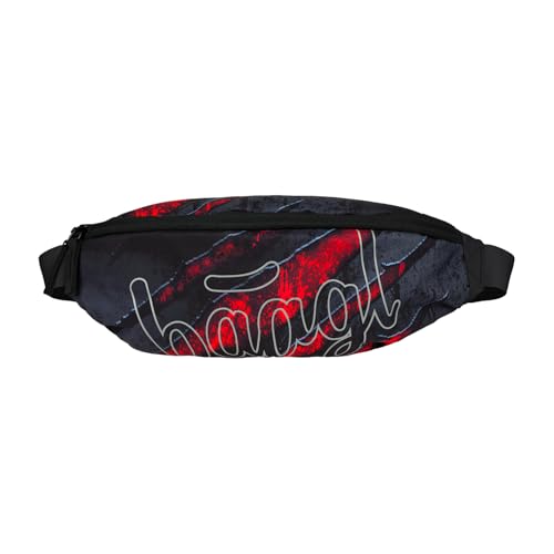 Baagl Bauchtasche für Kinder – Gürteltasche für Jungen, Teenager – Stylische Umhängetasche, Brustbeutel aus robustem Material mit 2-Wege-Reißverschluss (Volcano)