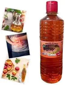 Vinagre de Maçã Orgânico 500ml - 100% Puro e Natural - Não Pasteurizado - Sem Aditivos - Zero Açúcar e Álcool - Acidez 6,3% - Ideal para Saúde e Culinária