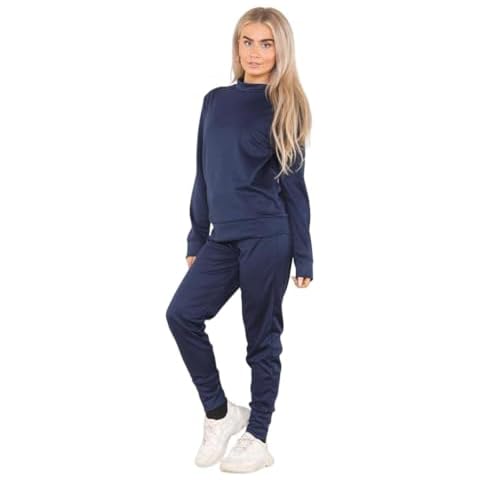Womens Long Sleeve Jogging Tracksuit Set Cover