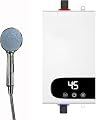 3500W 110V Electric Tankless Water Heater, Instant Hot Water Heater for Shower, electric shower head water heater for Bathroom