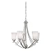 Thomas Lighting TK0011117 Wright 5-Light Chandelier in Matte Nickel