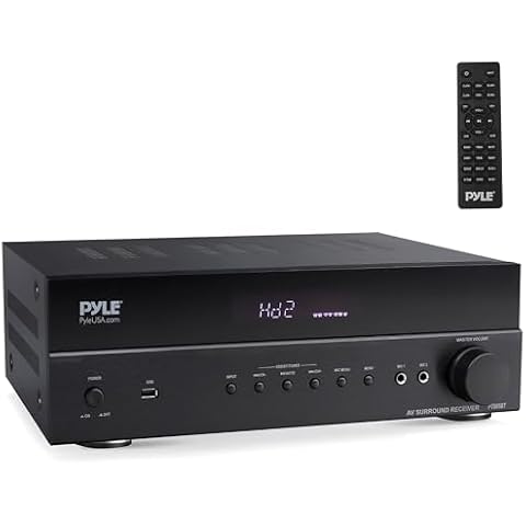 Pyle 5.2 Channel Home Theater Receiver Cover