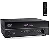 Pyle 5.2 Channel Hi-Fi Home Theater Receiver – 1000W MAX Wireless BT Surround Sound Stereo Amplifier System with 4k Ultra HD Support, MP3/USB/DAC/FM Radio, Ideal for Immersive Home Audio Experience