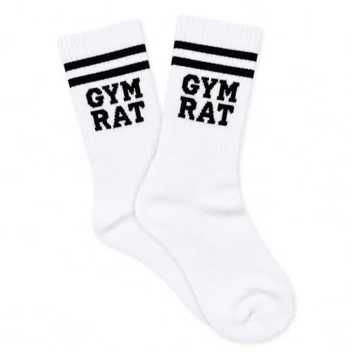 Crewzies Gym Rat Socks for Women, Funny Gifts for Gym Lovers