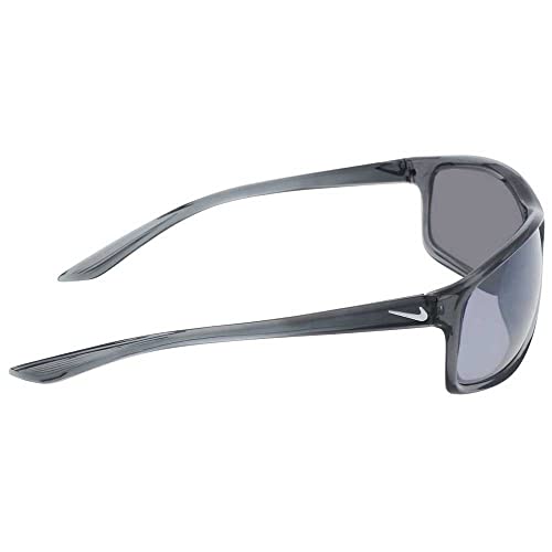 Nike Adrenaline Rectangular Sunglasses, Dark Grey, 66/15/1354