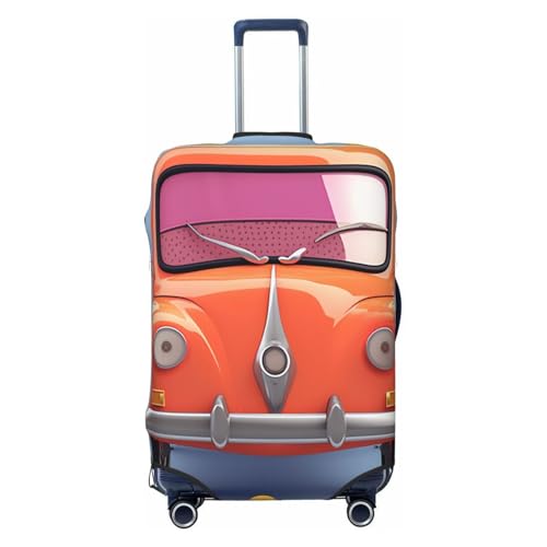 Travel Luggage Cover Suitcase Protector Elastic Washable Cartoon car Suitcase Cover Anti-scratch Spandex Baggage Covers Fits 18-32 Inch Luggage