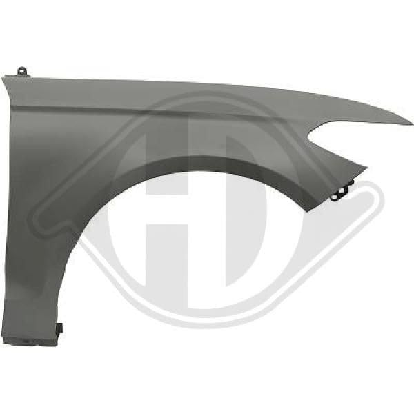 DIEDERICHS 1429006 Aile avant droite Compatible avec FORD Mondeo Mk5 Break CF Mondeo Mk5 3/5 portes CE Mondeo Mk5 Berline CD