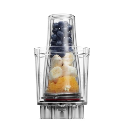 Vitamix Personal Cup Adapter, BPA-Free, Dishwasher Safe, Two 20oz Cups, Two Lids and One Adapter, Clear