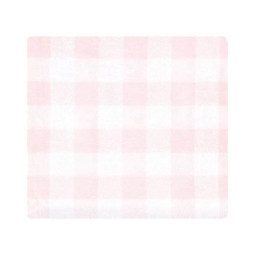 Image of Little Treasure Hudson Baby Cotton Poly Flannel Receiving Blankets Multipack, Red Sweet Roses, 30x30 inches