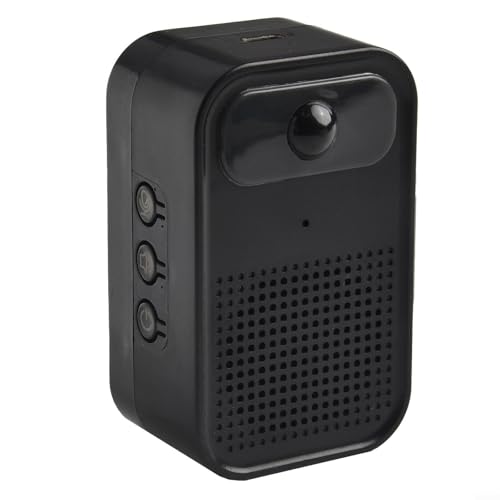 Hosrivae Timbre de inducción con sensor, distancia de detección de 5 a 6 m, ángulo de visión de 120°, volumen ajustable y grabación de voz personalizada, para el cuidado de la salud en el hogar