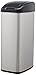 Amazon Basics Poubelle automatique en acier inoxydable - Pour espaces étroits, 50 litres
