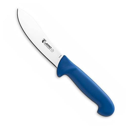 Jero Butcher Series P3 Deer Skinner - Perfect Hunting and Camp Knife - Lightly Textured Poly Handle With German High-Carbon Stainless Steel Blade - 5.5" Blade With Slight Upsweep - Made In Portugal