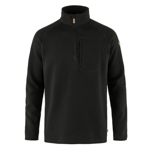Fjällräven Övik Fleece pull zippé homme pour stopper le froid sans transpirer durant l'effort