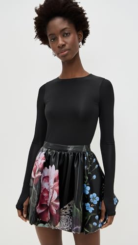 alice + olivia Women's Chara Ballet Bubble Hem Mini Dress3