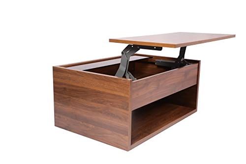 Image of Coffee Table Lift up in Walnut (Columbian Walnut)