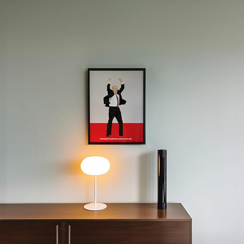 Image of QUOTE - UNQUOTE ART, Manchester United Poster, Sir Alex Ferguson, 13x17 inches, Black Frame