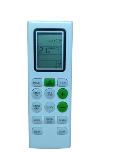Image of AMAZOR Air Conditioner Remote Compatible for (Blue Star Split AC Remote 226A)