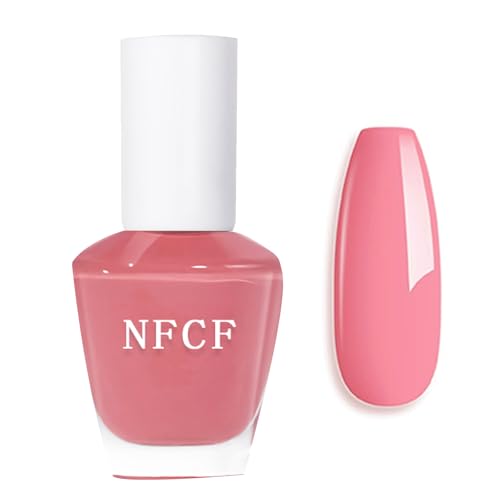 Pink Nail Polish - Quick Dry Nail Varnish - Dusty Pink Polish Gel - Long Lasting & Chip Resistant Nail Polish - No Need Cure DIY Home Manicure
