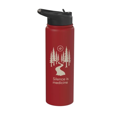 Forest Bathing Mindfulness Walk Rooted Healing Nature Healer Stainless Steel Insulated Water Bottle