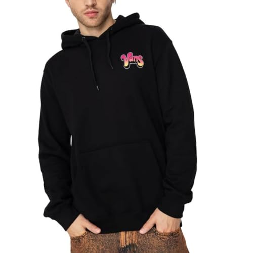 Sweat à capuche Vans homme noir VN0008HW coton durable anti-pilling