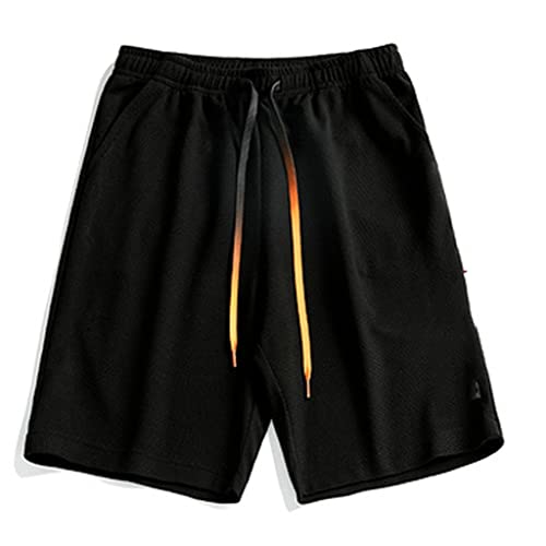 Cinq minutes de pantalon ample pour hommes noir short de sport à séchage rapide