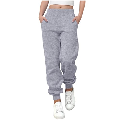 Sweatpants for Boys Casual Elastic Waist Hiking Joggers with Pockets Baggy Comfy Lounge Athletic Cotton Sweat Pants3