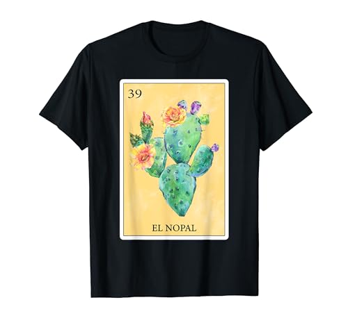 El Nopal Funny Cactus Spanish-Mexican Bingo Gifts Card T-Shirt