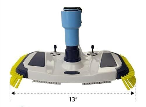 In-Ground & Above Ground Swimming Pool Weighted Vacuum Head w/Side Brushes, Courtesy of LITYPEND.