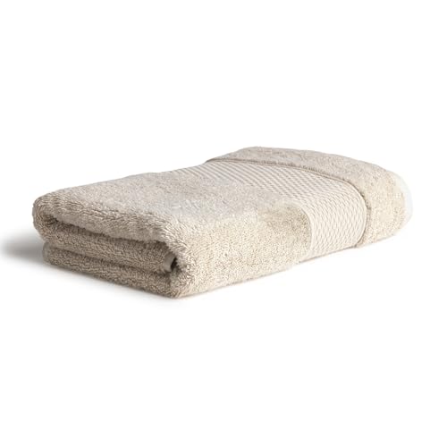 Möve Pure Luxury Handtuch 50 x 100 cm aus 100% Ägyptischer Baumwolle, Angora