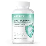 Max Strength Advanced Oral Probiotics | 100 Chewable Tablets | 2 Month Supply | Probiotics for Healthy Teeth | Fresh Breath | Healthy Gums | Adults Immune Support | Non GMO & Gluten Free