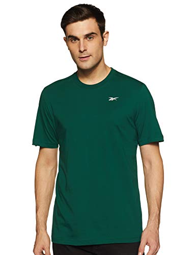 Image of Reebok Men's Solid Regular Fit T-Shirt