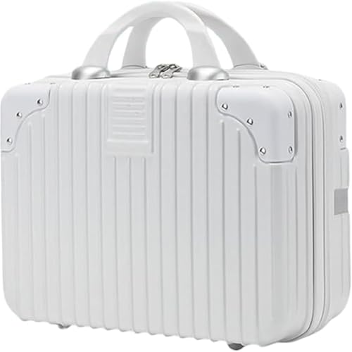 Image of GVND Portable Makeup Travel Case Hard Shell Cosmetic Travel Case, Mini ABS Carrying Makeup Case Suitcase, Portable Suitcase Train Cosmetic Bag for Travel, Camping, Business Trip