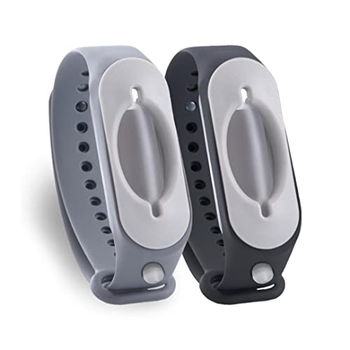 Cleanbrace Desinfektionsarmband 2er-Pack (Grau & Schwarz) |...