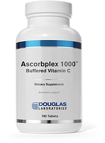 Douglas Laboratories Ascorbplex 1000 | 100% Pure Vitamin C Buffered With Calcium, Magnesium And Potassium | 180 Tablets #TOP18