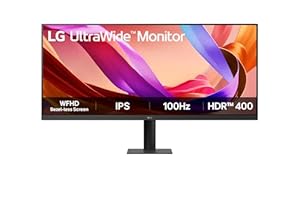 LG UltraWide 34U511A-B Monitor, 34", UWFHD (2560x1080), 100Hz, 5ms, IPS, 99% sRGB, DisplayHDR™400, Super Resolution+, Black Stabilizer, HDMI, DisplayPort, Lesemodus, HDR Effekt, Schwarz