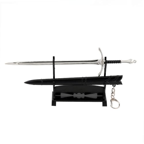 ARAZI Gandalf Glamdring Sword Model,8.7In/22Cm, All Metal Material, Home Desktop Decoration