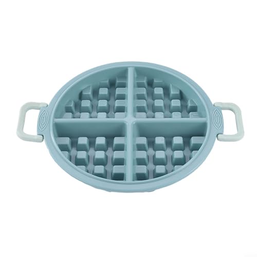 Waflera portátil de silicona diseñada para una larga durabilidad y facilidad de uso en tareas diarias de cocina (azul)