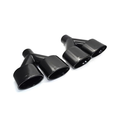 Embout pot d'échappement Mercedes W204 style AMG finition inox double Y
