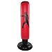 XTevu Punching Bag, Inflatable Standing Boxing Bag Bopper Column 63 Inch with Base, Freestanding Kickboxing Training Pole for Kids Karate Taekwondo MMA Home Gym Practice