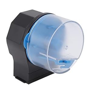 Auto Fish Food Dispenser, ABS Aquarium Tank Timer Auto Feeder for Fish Tank and Vacation